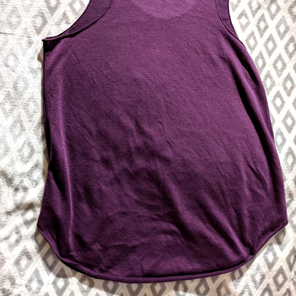 Freedom tank top shirt Size Small /M purple racerback style with birds for women - Picture 5 of 10